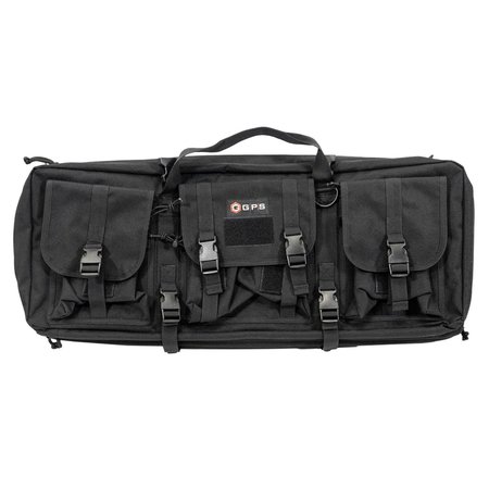 GPS OUTDOORS 28in Double Rifle Case Black GPS-DRC28